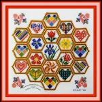 (image for) Grandmother's Garden Quilt